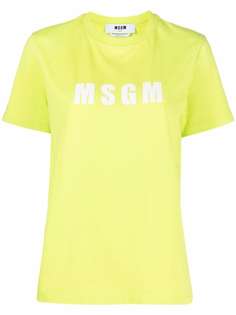 MSGM футболка с логотипом