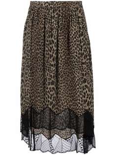 Zadig&Voltaire юбка Joslin с леопардовым принтом