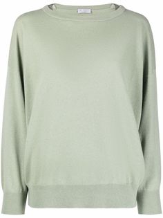 Brunello Cucinelli кашемировый джемпер с круглым вырезом