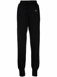 Vivienne Westwood Orb-embroidered knitted trousers