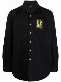 Raf Simons куртка-рубашка с логотипом