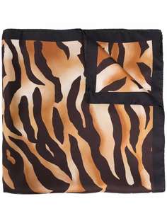 Acne Studios шелковый платок с тигровым принтом