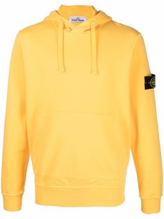 Stone Island Compass-patch drawstring hoodie