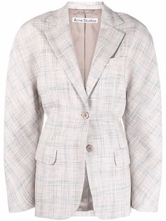 Acne Studios блейзер в клетку