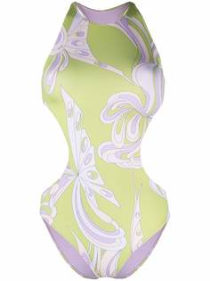 Emilio Pucci купальник с принтом Farfalle