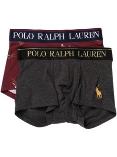 Polo Ralph Lauren комплект из двух трусов-брифов с логотипом