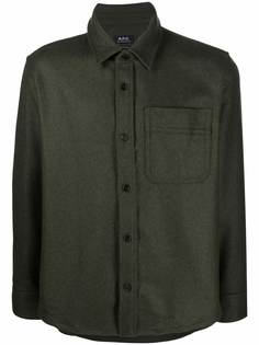A.P.C. рубашка с длинными рукавами