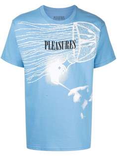 Pleasures футболка с логотипом