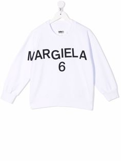 MM6 Maison Margiela Kids толстовка с логотипом
