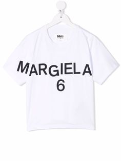 MM6 Maison Margiela Kids футболка с логотипом