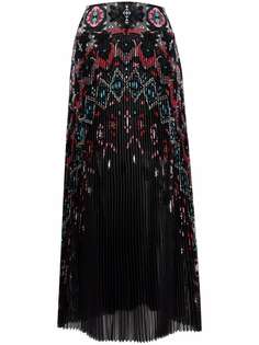 Ermanno Scervino плиссированная юбка макси с узором