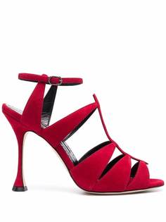Manolo Blahnik босоножки с открытым носком