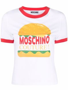 Moschino футболка с графичным принтом