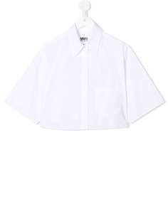 MM6 Maison Margiela Kids укороченная рубашка