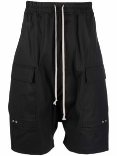 Rick Owens шорты карго с кулиской