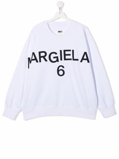 MM6 Maison Margiela Kids толстовка с логотипом