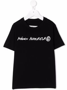 MM6 Maison Margiela Kids футболка с логотипом