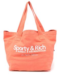 Sporty & Rich сумка-тоут с логотипом