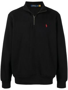 Polo Ralph Lauren толстовка на молнии с вышивкой Polo Pony