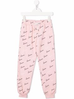 LANVIN Enfant спортивные брюки с логотипом