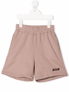 MSGM Kids спортивные шорты с логотипом