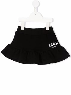 MSGM Kids юбка мини с логотипом