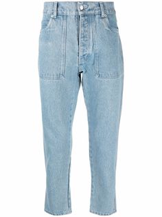 Nanushka укороченные джинсы Workwear
