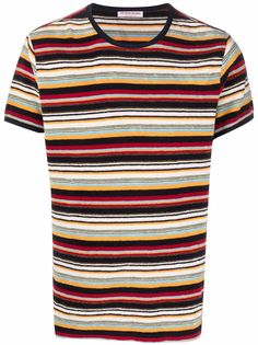 Orlebar Brown полосатая футболка с короткими рукавами