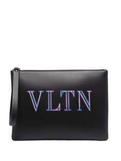 Valentino Garavani клатч с логотипом Neon VLTN