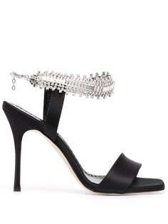 Manolo Blahnik босоножки Parina с кристаллами