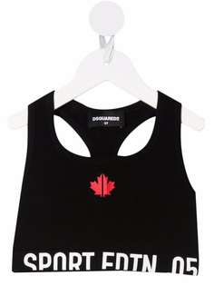 Dsquared2 Kids укороченный спортивный топ