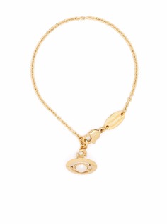 Vivienne Westwood браслет с жемчугом и декором Orb