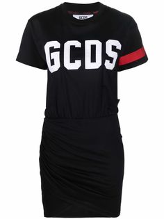 Gcds платье-футболка с логотипом
