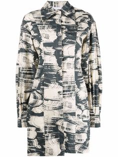 REMAIN платье-рубашка Marilo с абстрактным принтом