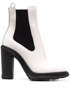 Alexander McQueen ботильоны в двух тонах