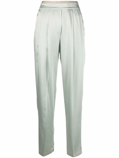 Forte Forte шелковые брюки прямого кроя