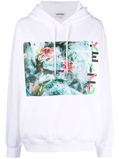 Kenzo худи с абстрактным узором