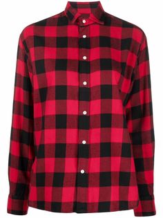 Polo Ralph Lauren рубашка в клетку с длинными рукавами