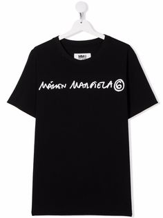 MM6 Maison Margiela Kids футболка с логотипом