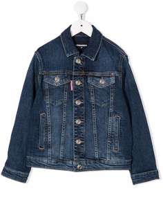 Dsquared2 Kids джинсовая куртка с логотипом