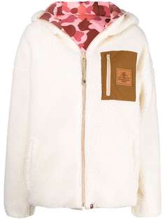 A BATHING APE® двусторонняя флисовая куртка Mountaineering на молнии Bape