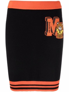 Moschino юбка с логотипом