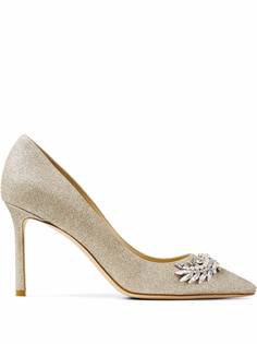 Jimmy Choo туфли-лодочки Romy 85 с блестками