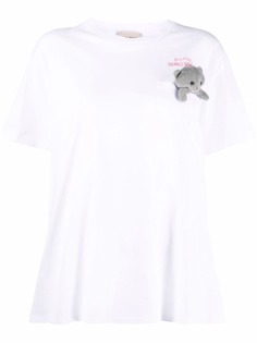 Semicouture футболка с аппликацией