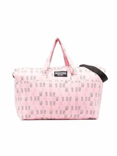 Moschino Kids пеленальная сумка с логотипом