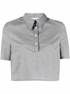 Loulou Studio укороченная шерстяная рубашка Namil