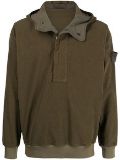 Stone Island худи с нашивкой-логотипом