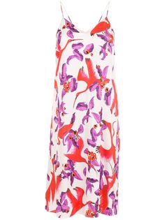Isolda платье-комбинация с цветочным принтом