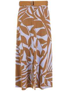 Alcaçuz юбка миди Antonela с принтом
