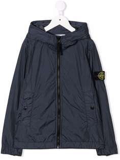 Stone Island Junior куртка с нашивкой-логотипом